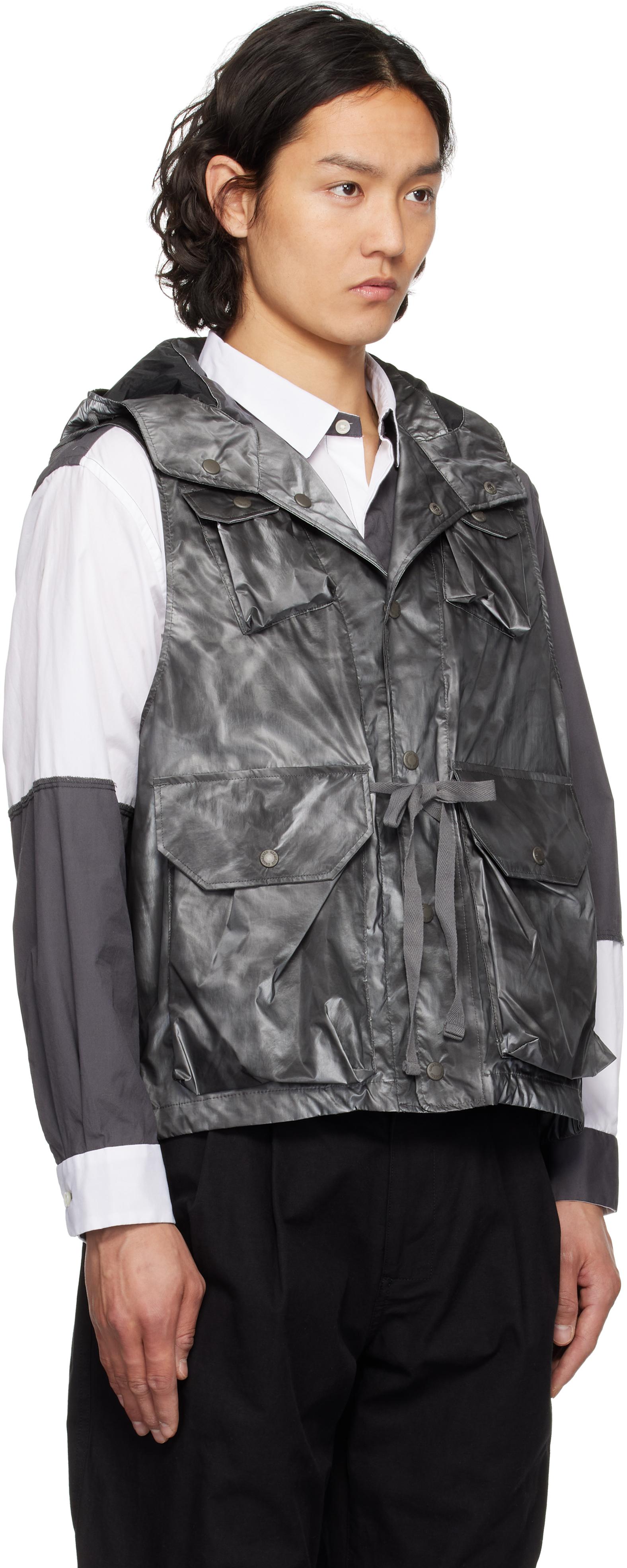 Engineered Garments Field Vest in Black for Men | Lyst
