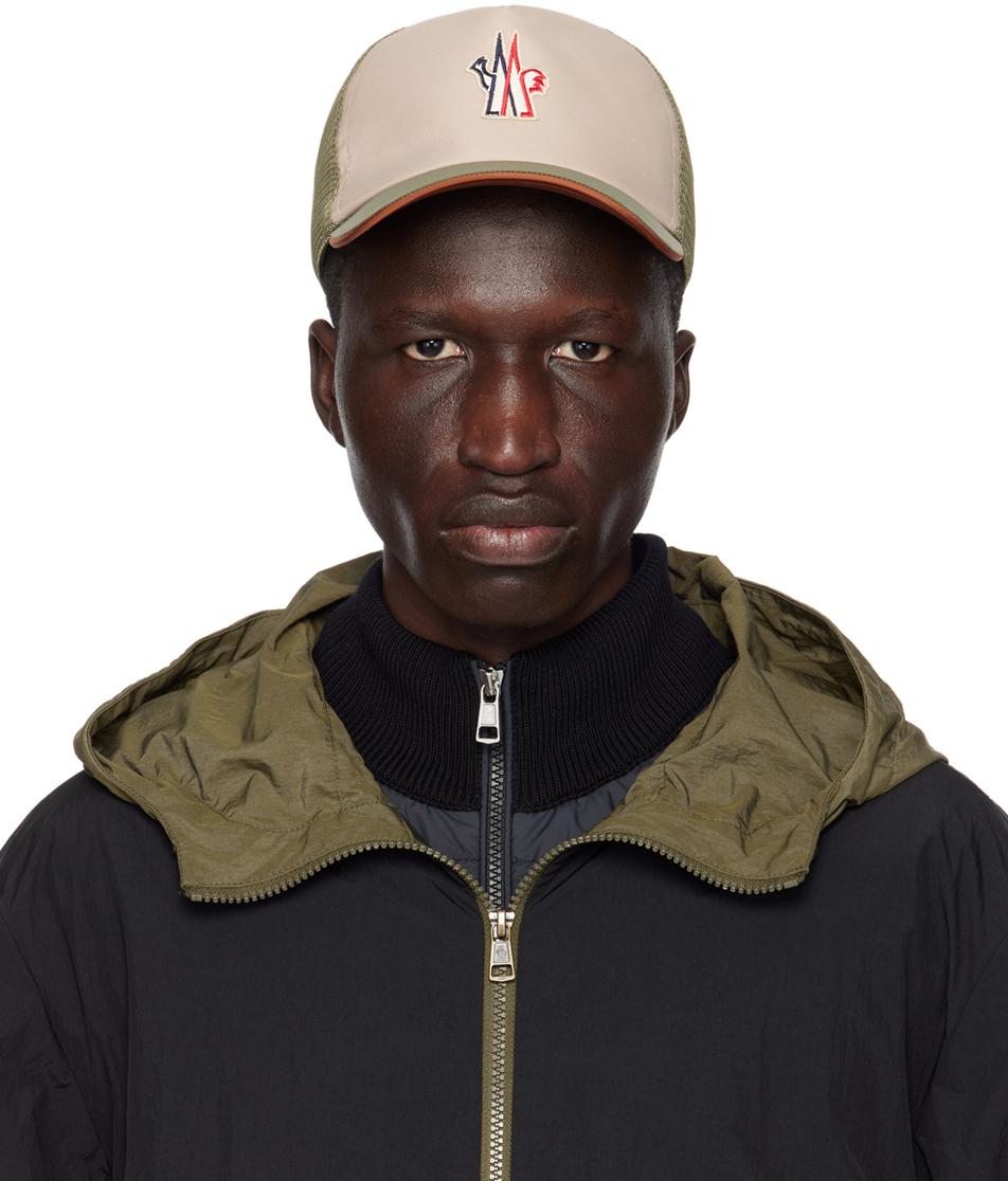 MONCLER カーキ ベースボールキャップ