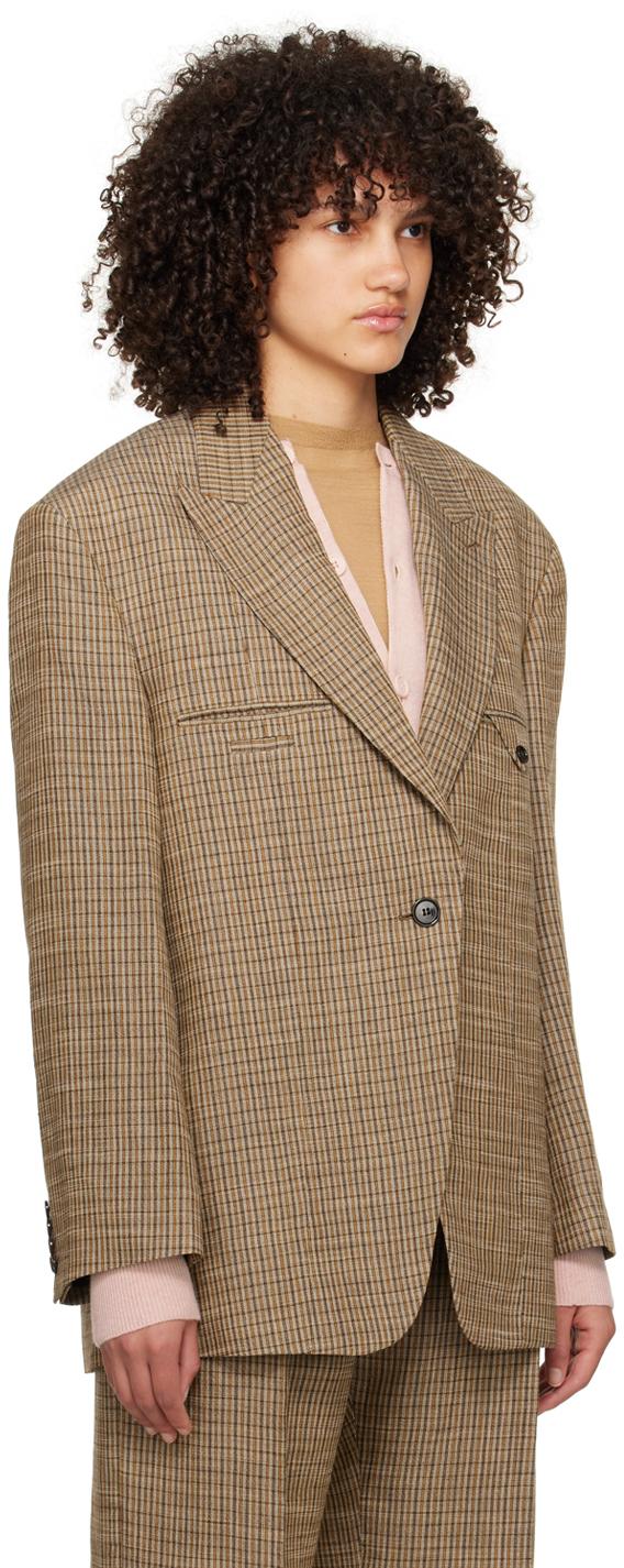 【関税込み】Acne Studios ブラウン シングルジャケット Acne Studios ブラウン シングルジャケット | Lyst