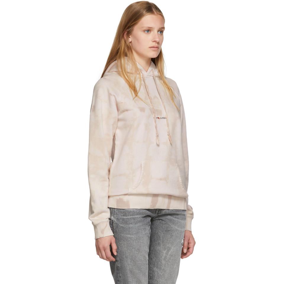 pink saint laurent hoodie