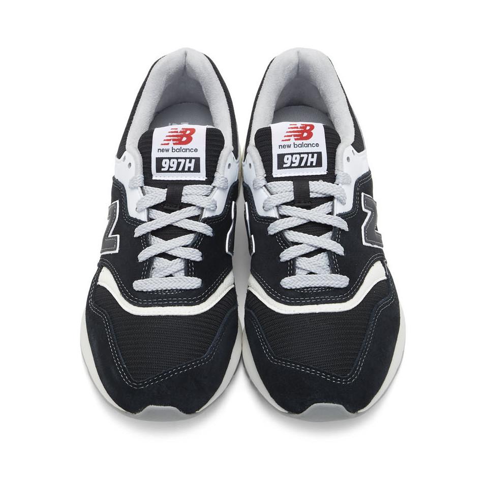 New Balance Black And Grey 997h Sneakers for Men | Lyst