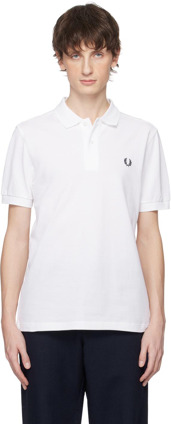 FRED PERRY ホワイトポロシャツ Fred Perry ホワイト ポロシャツ