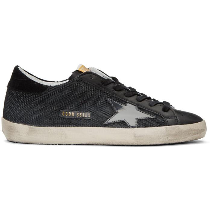 Golden Goose Leather Black Cord Superstar Sneakers for Men | Lyst