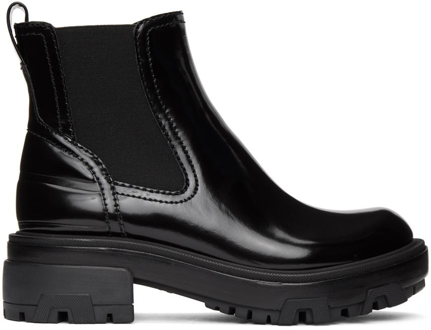 Bone Shaye Patent-leather Chelsea Boots 
