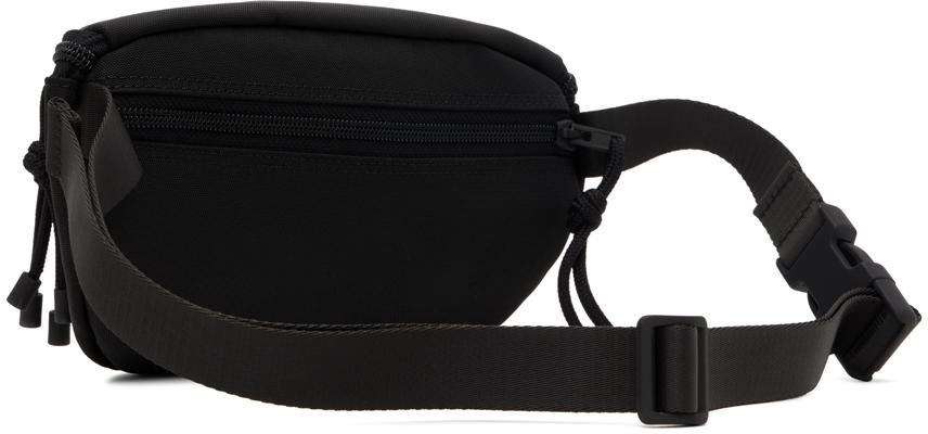 【関税込み】VETEMENTS ブラック メタル ロゴ ベルトバッグ Black Metal Logo Belt Bag by VETEMENTS on Sale