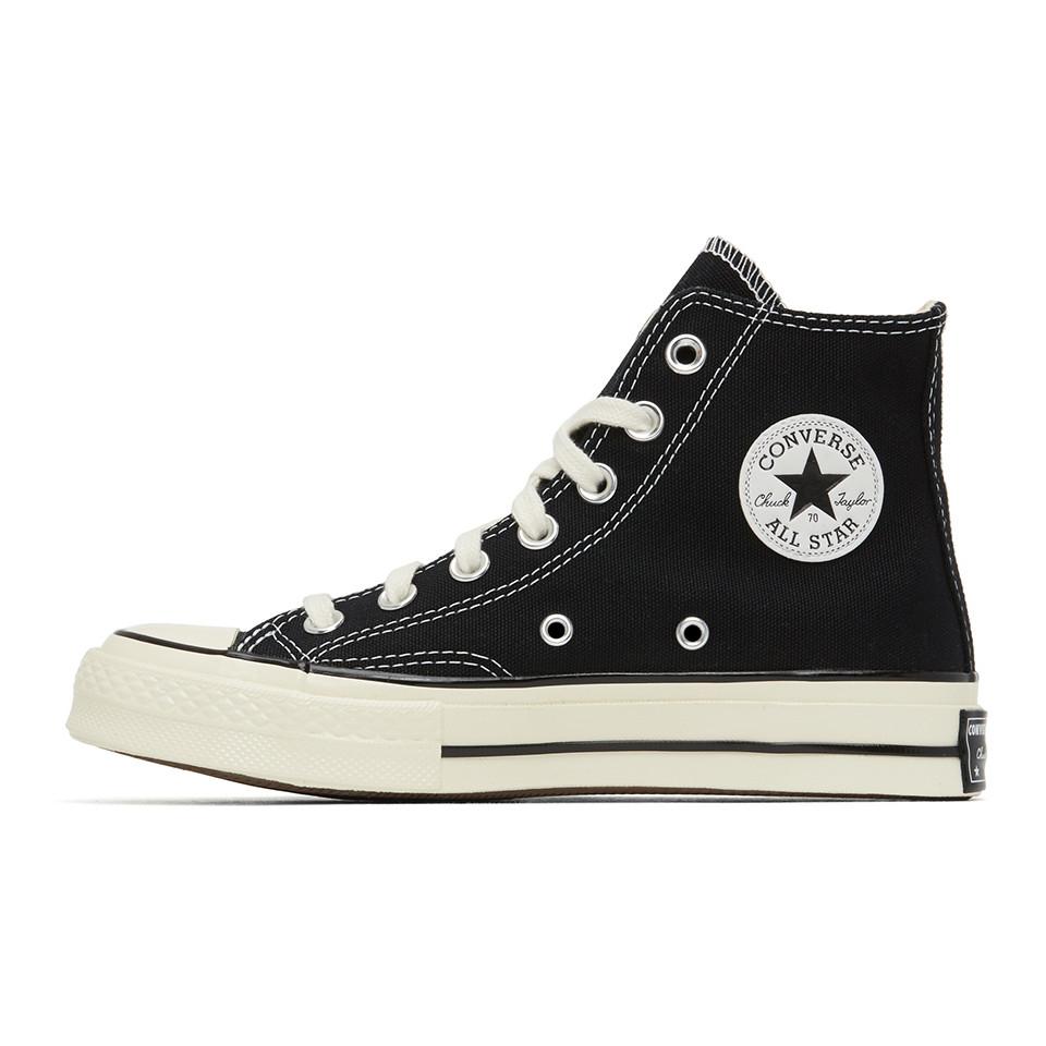 Converse Canvas Black Chuck 70 High Sneakers - Lyst