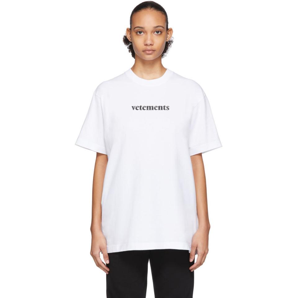 Vetements White Postage T-shirt | Lyst Canada