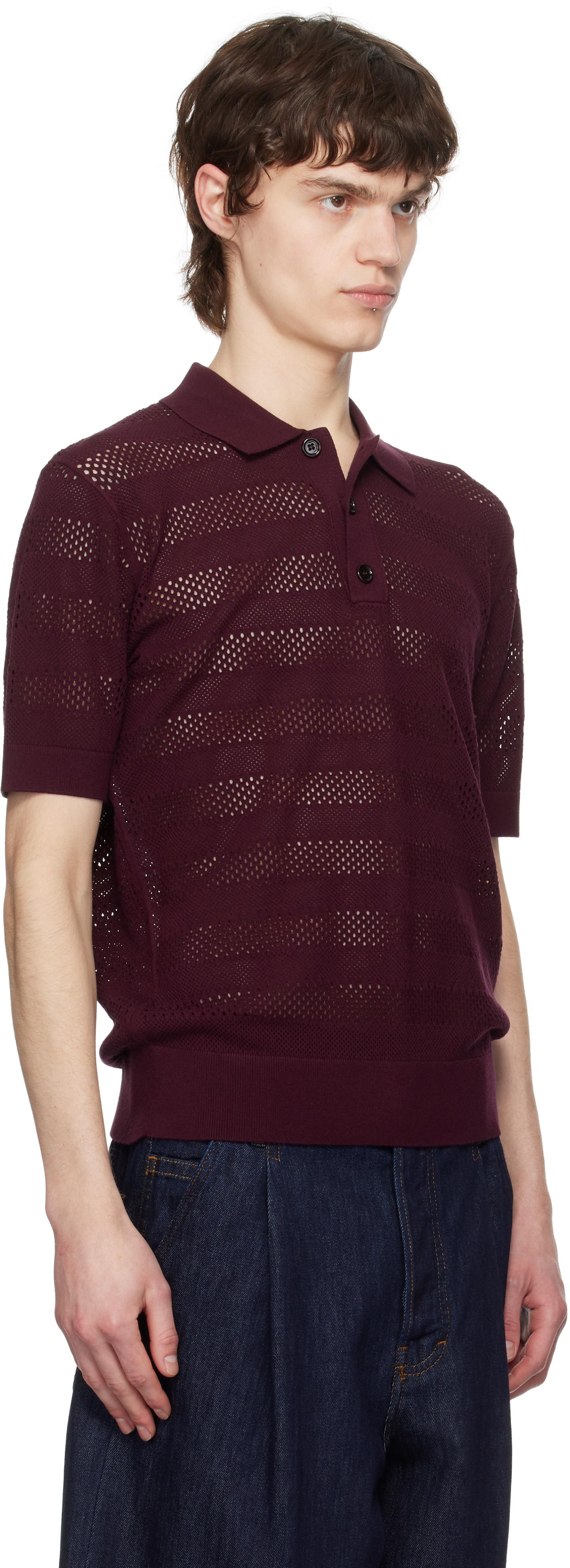 【Dries Van Noten】ポロシャツ メリノウール ポロシャツ - 春夏メンズ | Dries Van Noten