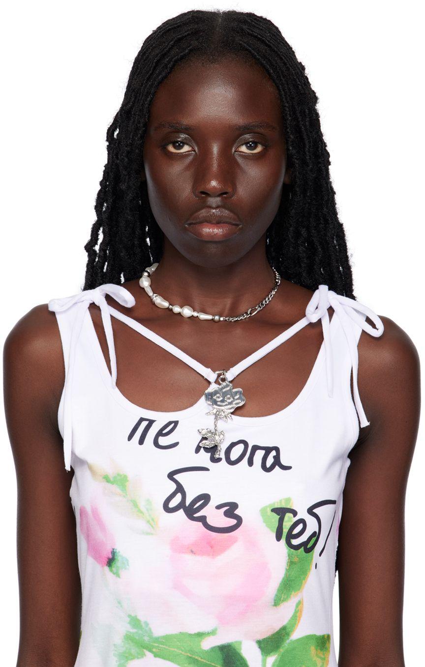 Justine Clenquet Silver Charly Choker in Metallic | Lyst