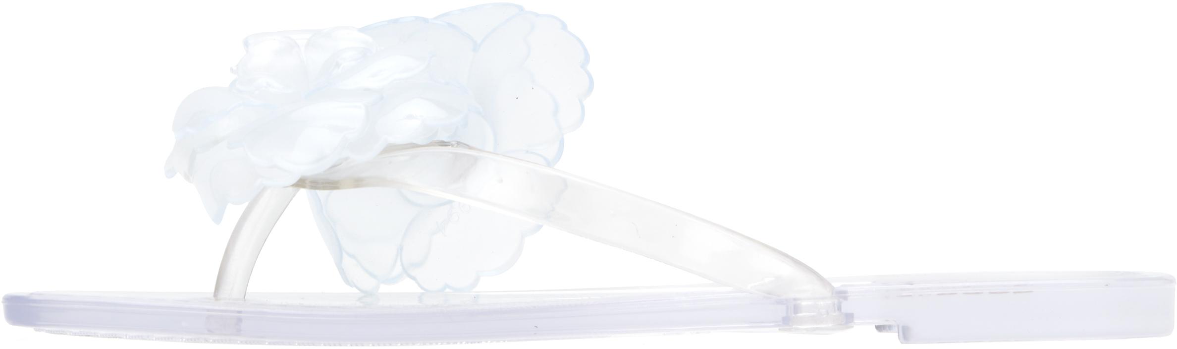 Coperni Transparent Silicone Flower Flip-Flops in Black | Lyst