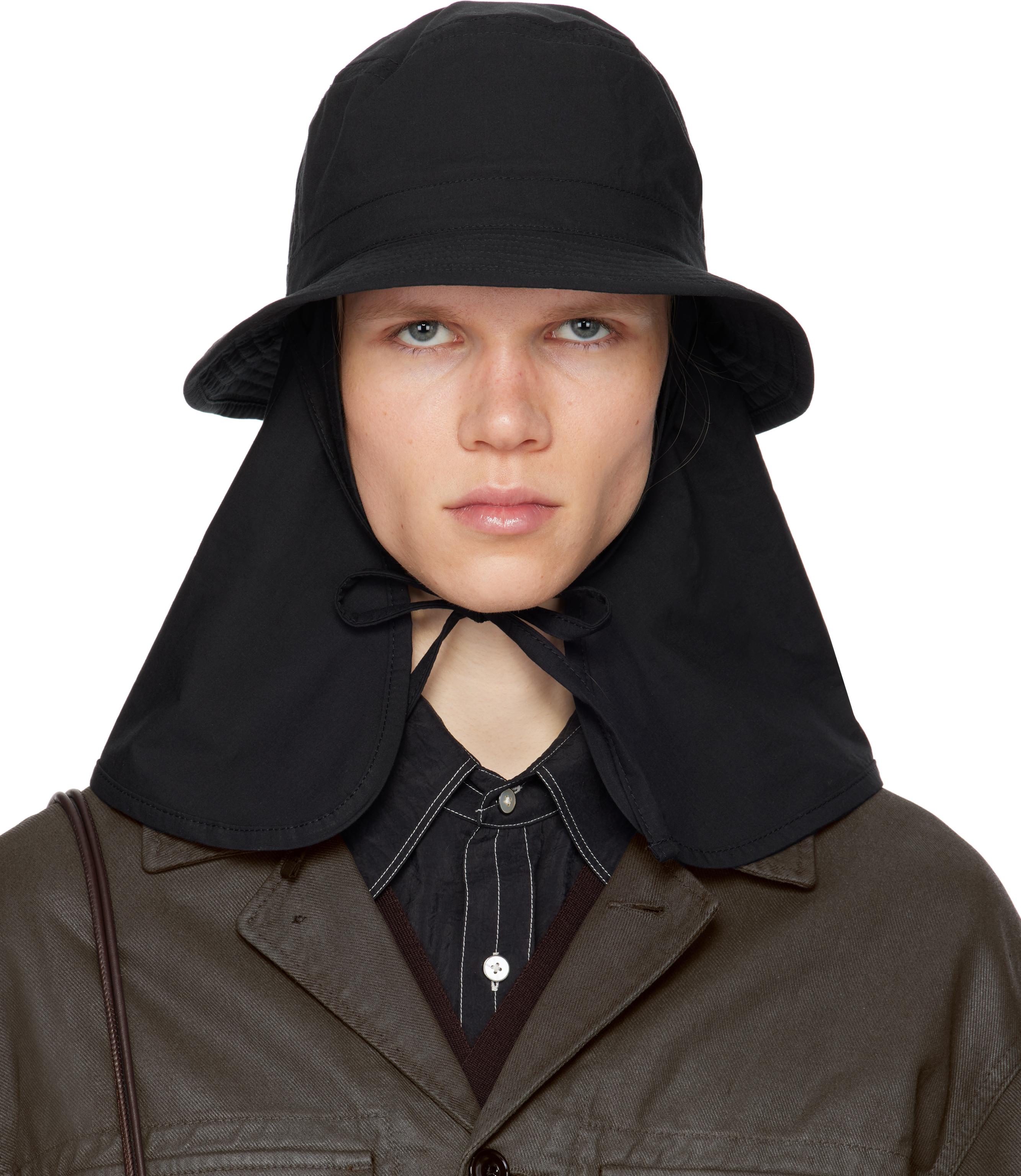 Lemaire Desert Bucket Hat in Black for Men | Lyst