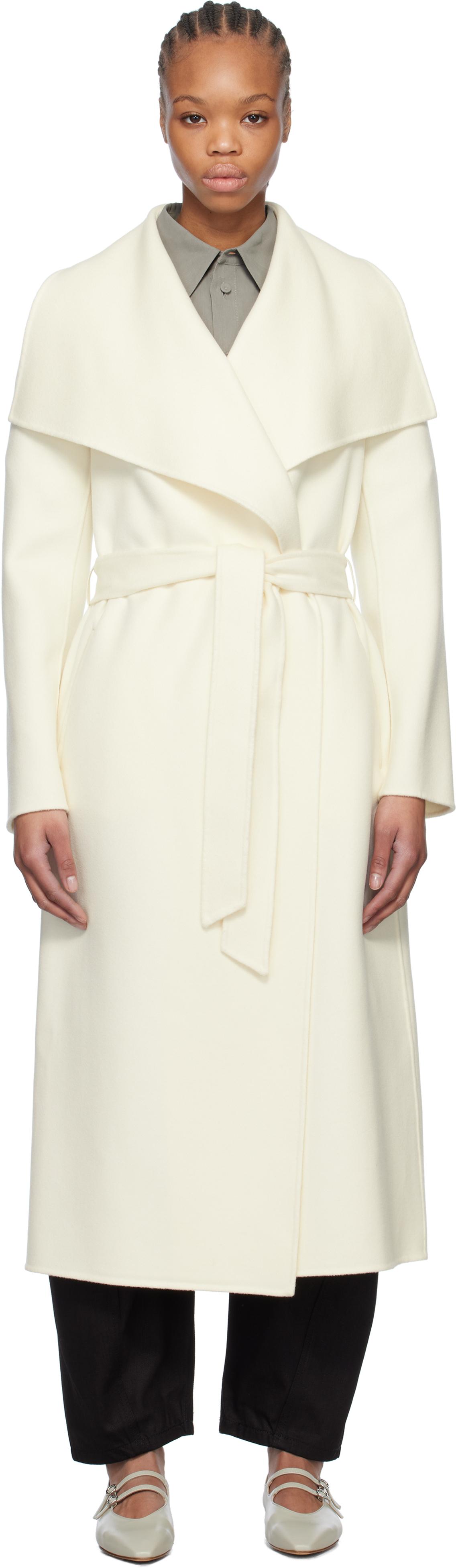 Mackage Off- Mai-Cn Double-Face Wool Wrap Coat in Black Lyst UK