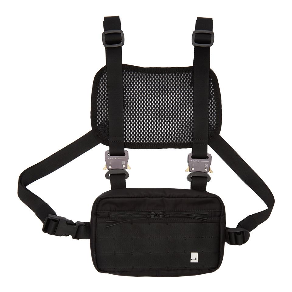 1017 ALYX 9SM Synthetic Black Mini Military Chest Rig Pouch | Lyst