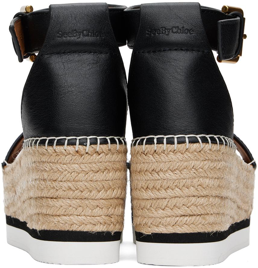 See By Chloé レディース ブラック Glyn エスパドリーユ See By Chloé レディース ブラック Glyn エスパドリーユ