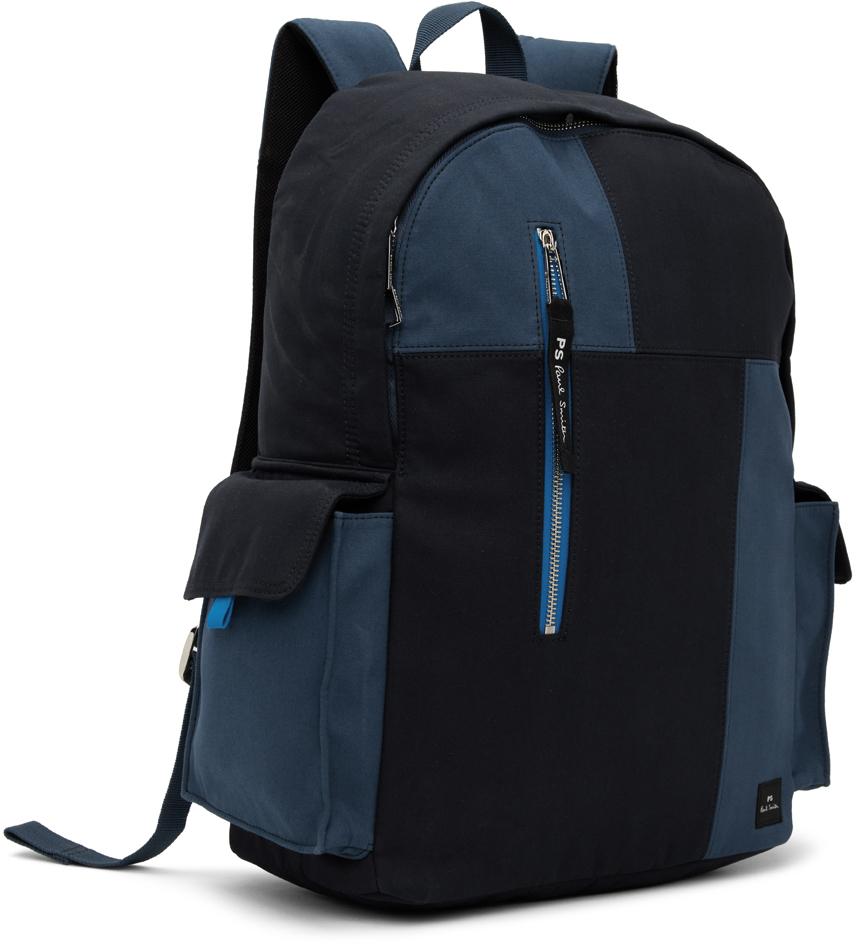 PS by Paul Smith Blue Patch Backpack for Men | Lyst
