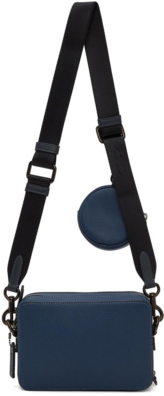 blue coach crossbody purse