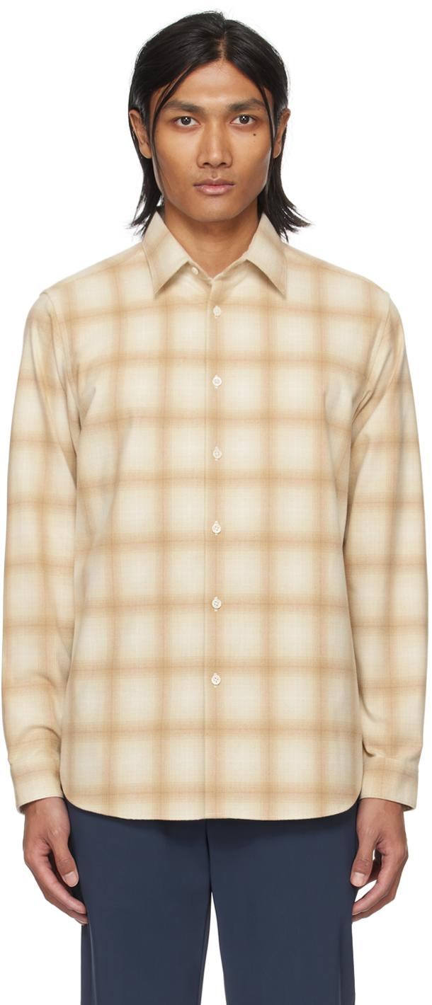 Theory メンズ ナチュラル Irving シャツ シャツ