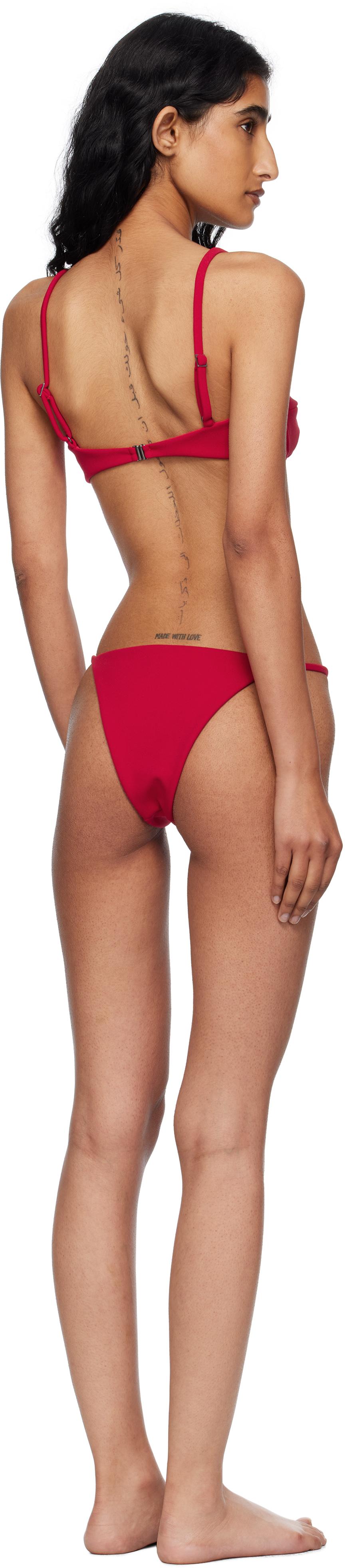 【関税込み】Haight レッド Crepe Vintage & Crepe Lari ビキニ Haight レッド Crepe Vintage & Crepe Lari ビキニ ブラック | Lyst