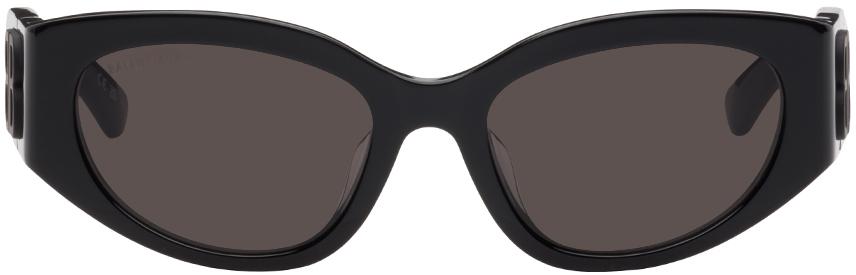 Balenciaga メンズ ブラック キャットアイサングラス サングラス Balenciaga メンズ ブラック キャットアイサングラス サングラス