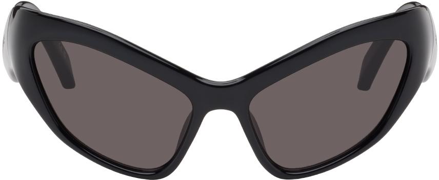 Balenciaga メンズ ブラック Hamptons キャットアイサングラス サングラス