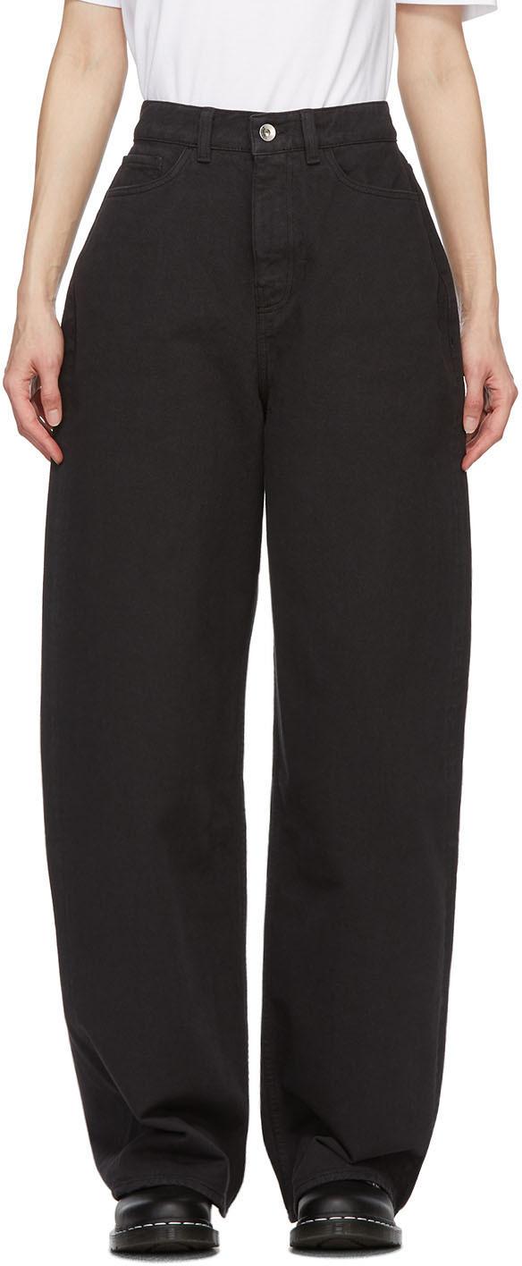 YMC Organic Cotton Papa Jeans in Black 