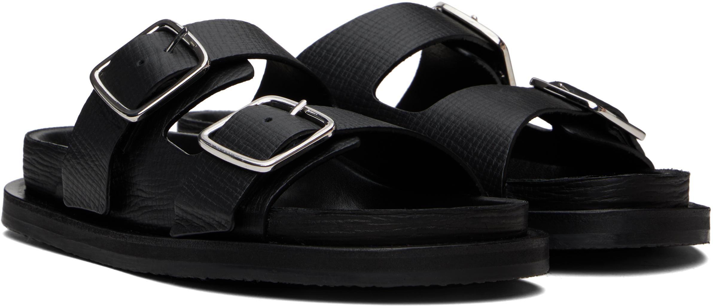 STUDIO NICHOLSON レザーフラットサンダル レディース Studio Nicholson フラットサンダル | オンライン