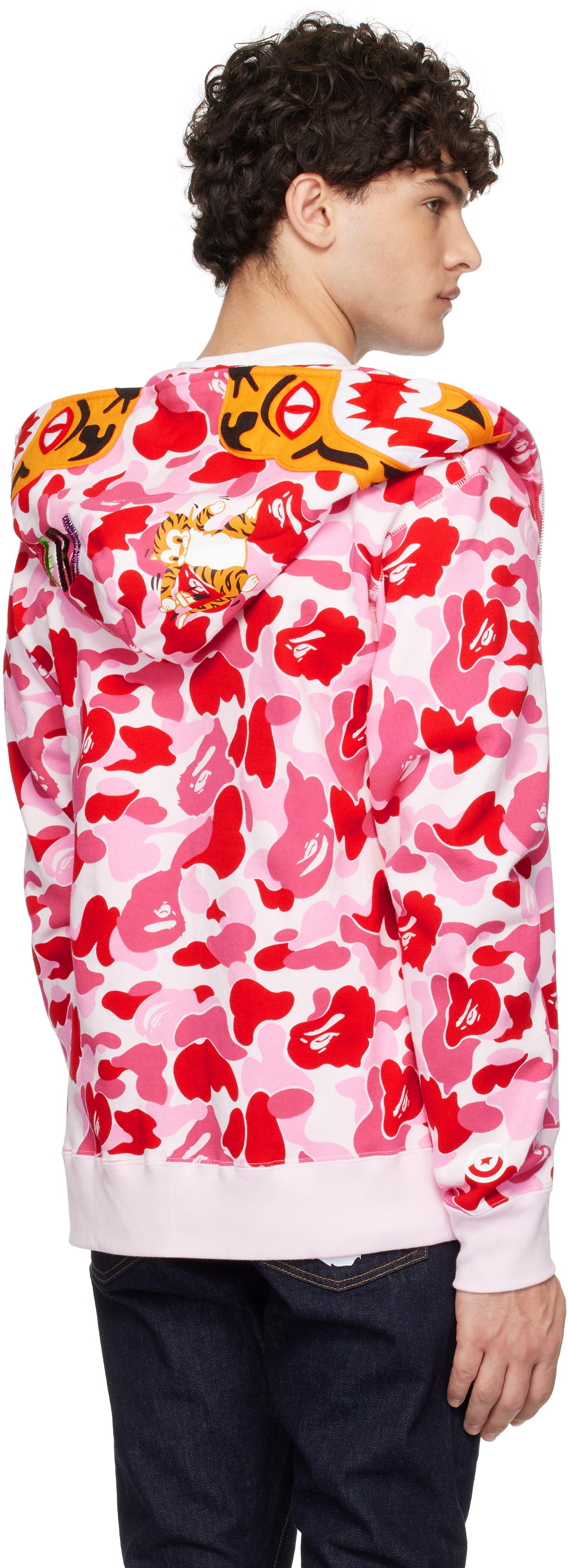 a bathing ape ABC camo pink タイガーパーカー Bape Abc Camo Tiger