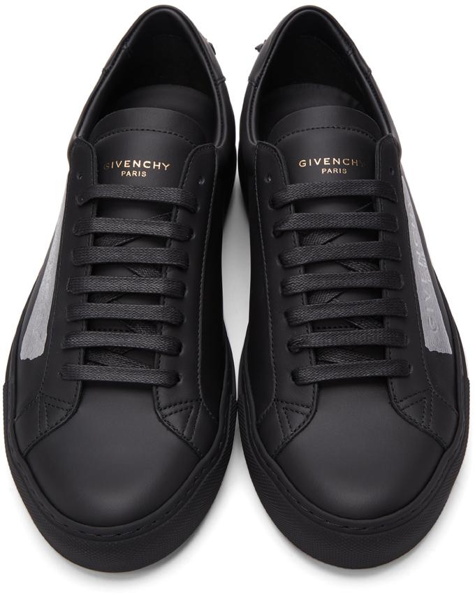 Givenchy Leather Black Latex Urban Knot Sneakers for Men | Lyst