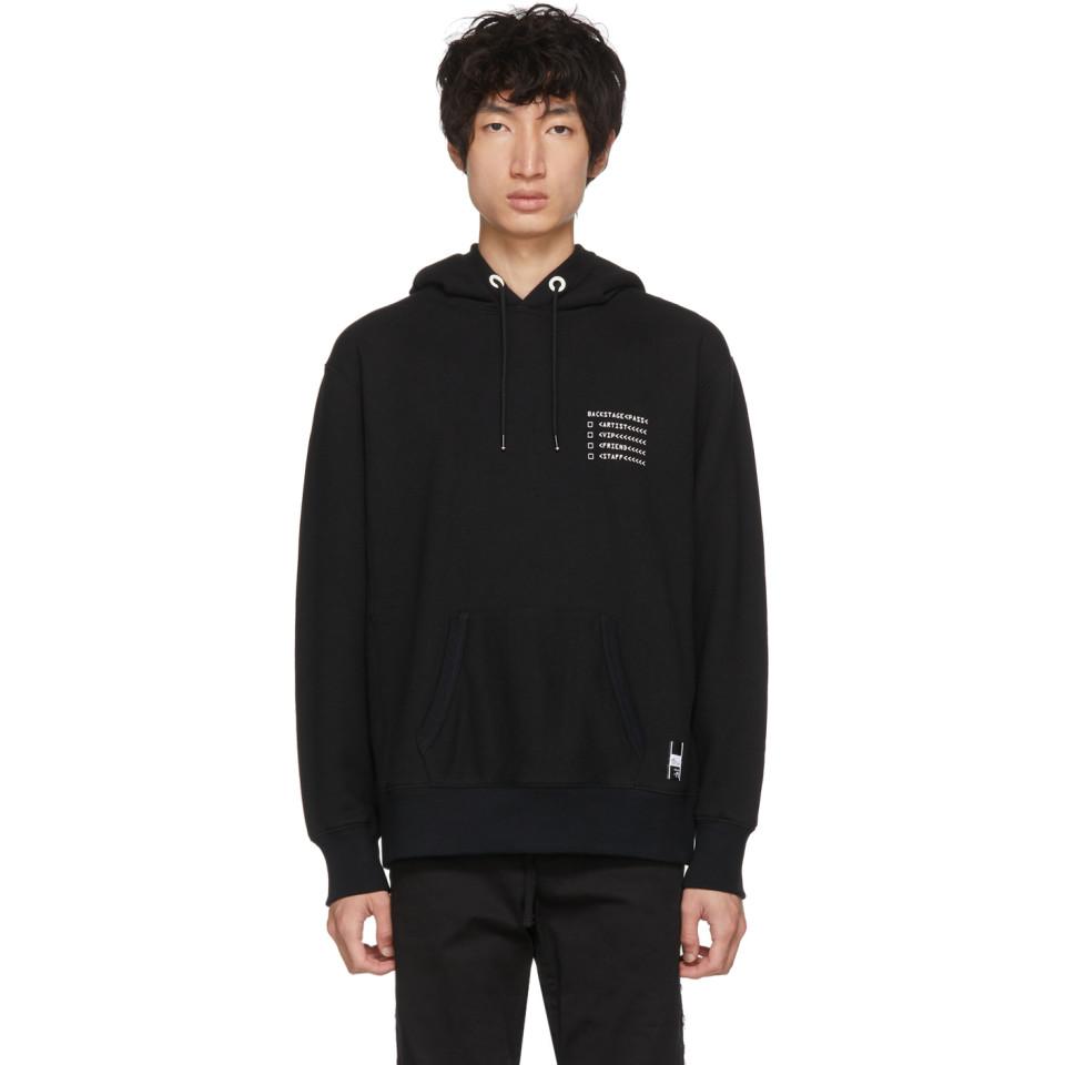 Moncler Genius 7 Moncler Fragment Hiroshi Fujiwara Black Backstage Pass  Hoodie for Men | Lyst