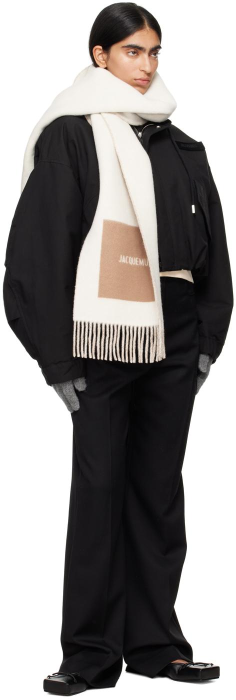 Jacquemus Off- La Casa 'L'Écharpe Rond Carré' Scarf | Lyst