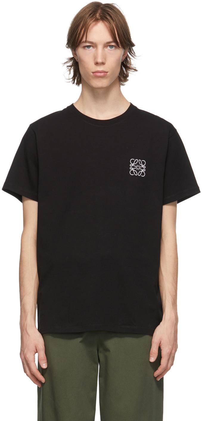 Loewe Cotton Anagram T-shirt in Black 