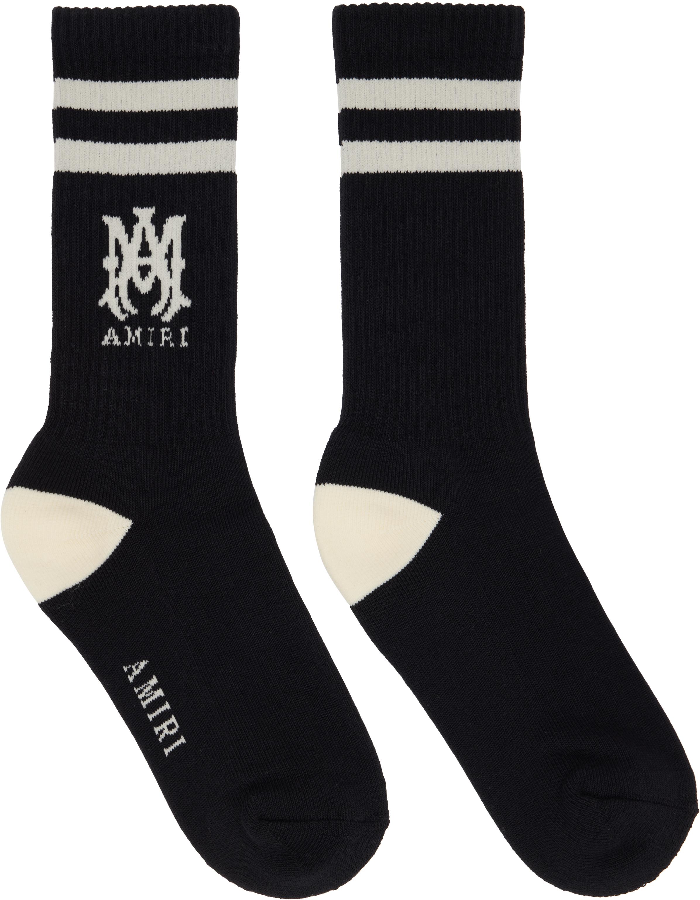 正規品　新品未開封　AMIRI ソックス 41-42 黒 AMIRI(アミリ) - MA STRIPE SOCK 靴下 | cherry オンライン公式通販