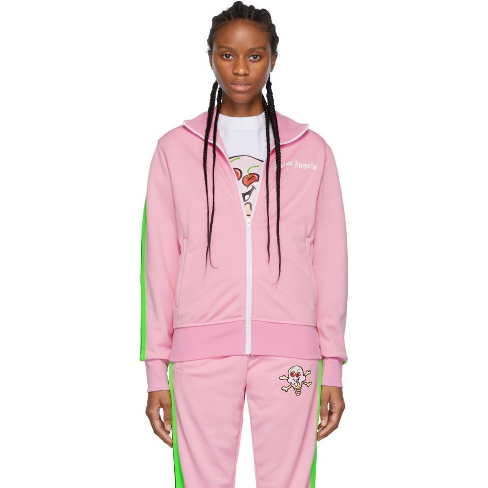 Blouson de survetement rose Skull edition ICECREAM Palm Angels en coloris Rose Lyst