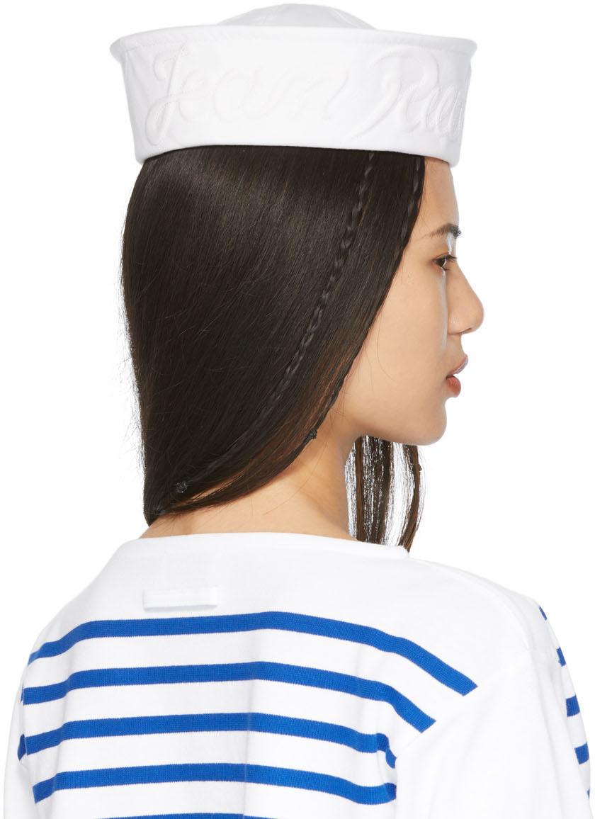 Jean Paul Gaultier Cotton Sailor Cap in 