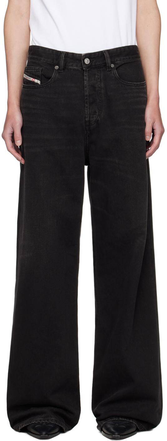 DIESEL D-Rise Jeans in Black for Men | Lyst