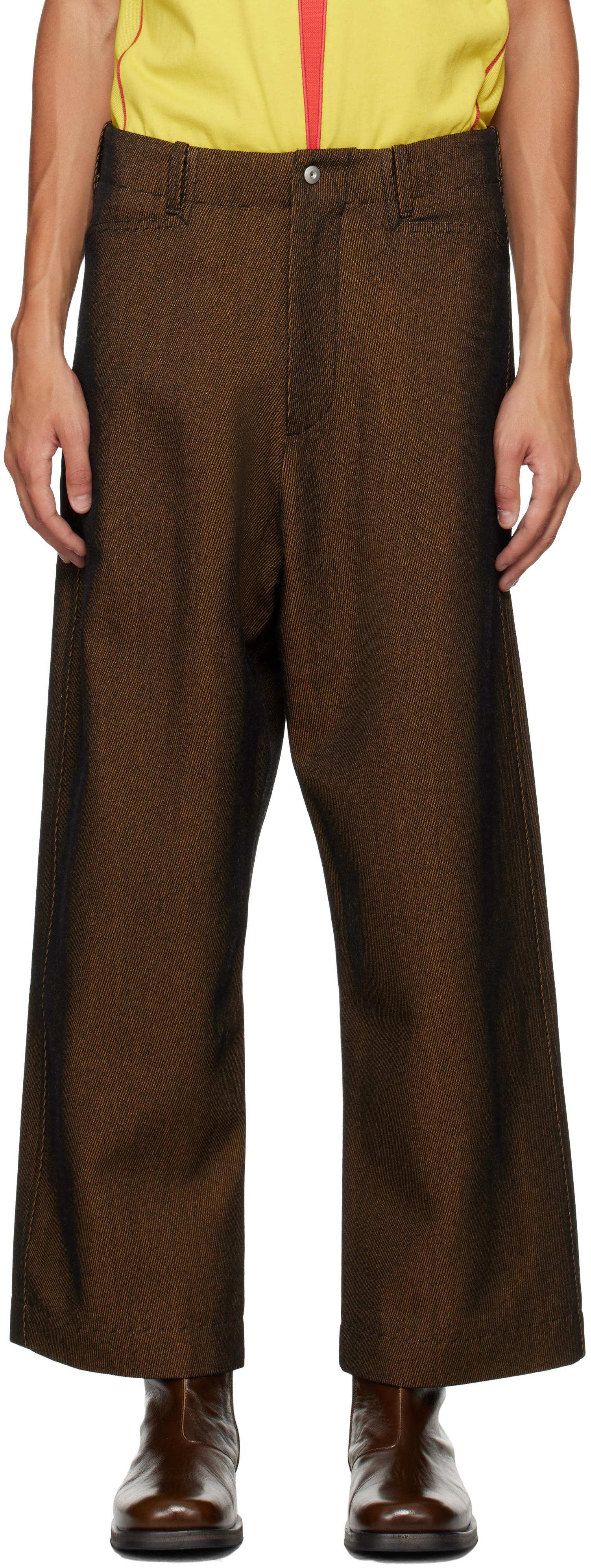 Omar Afridi Trotti Baggy Trousers in Black for Men | Lyst Omar Afridi Trotti Baggy Trousers in Black for Men | Lyst
