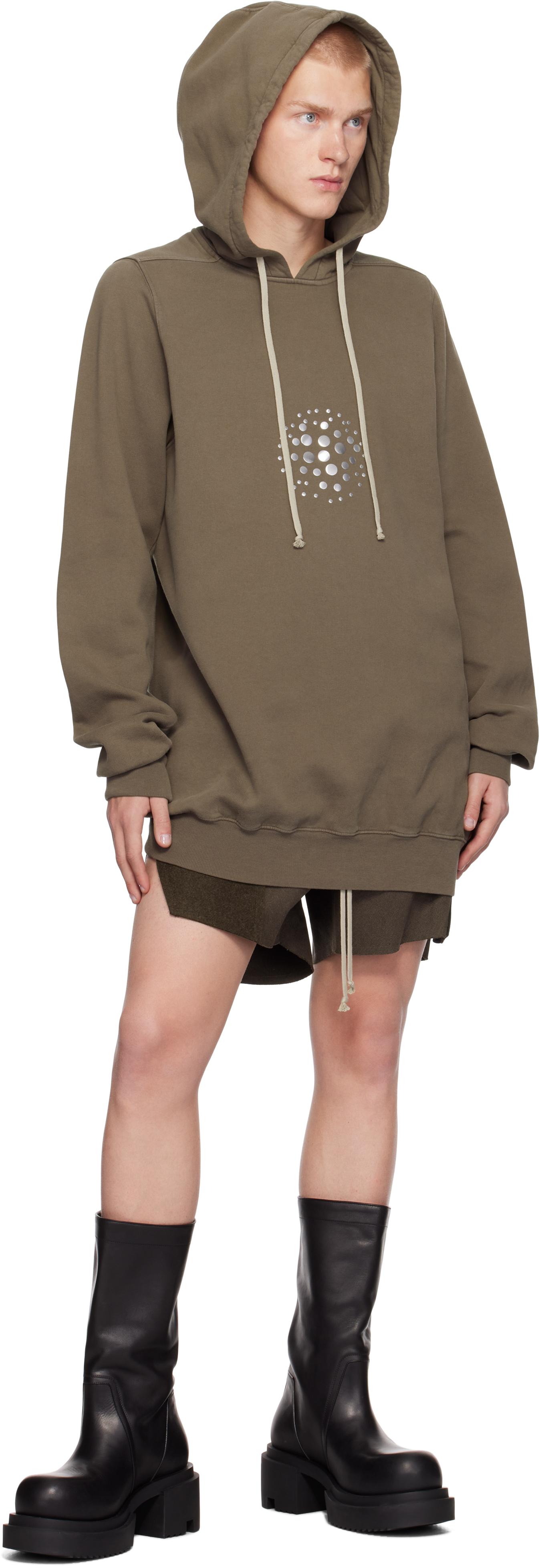 Rick Owens Porterville Orb Studs Hoodie for Men | Lyst