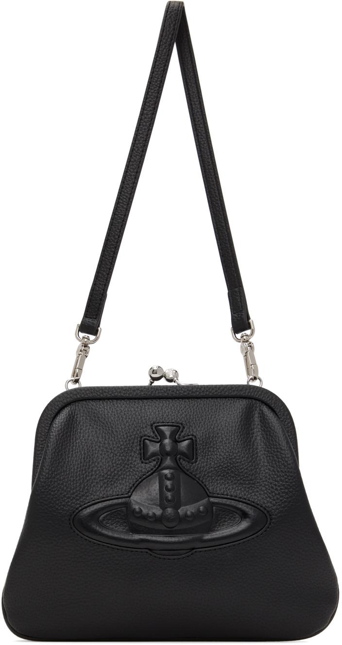 Vivienne Westwood メンズ ブラック Vivienne バッグ メッセンジャーバッグ 