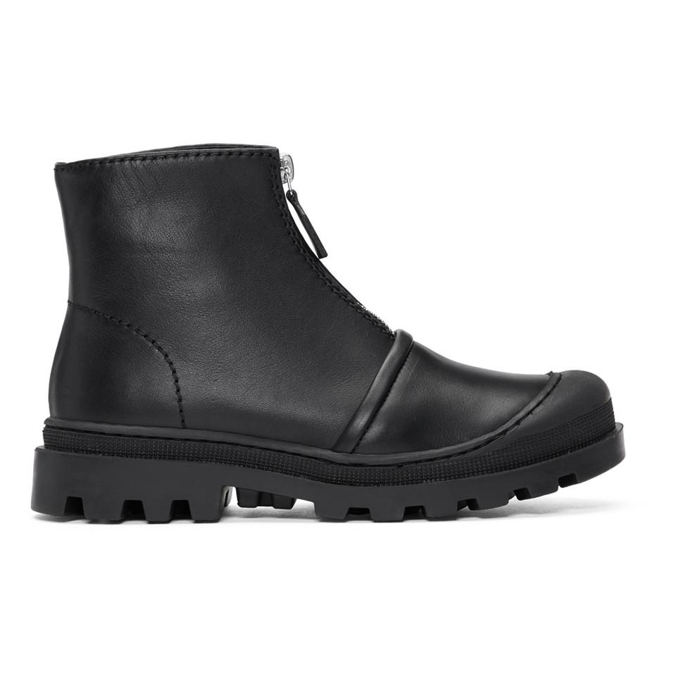 Loewe Black Zip Boots | Lyst