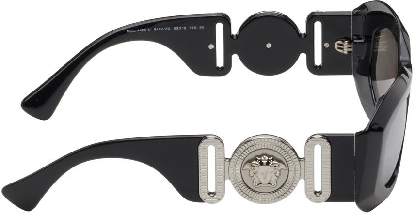 Versace Black Maxi Medusa Biggie Sunglasses