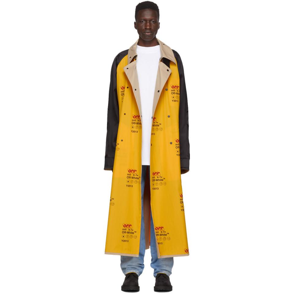 nike off white trench coat