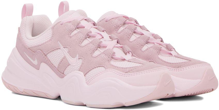 Nike Pink Tech Hera Sneakers in Black | Lyst