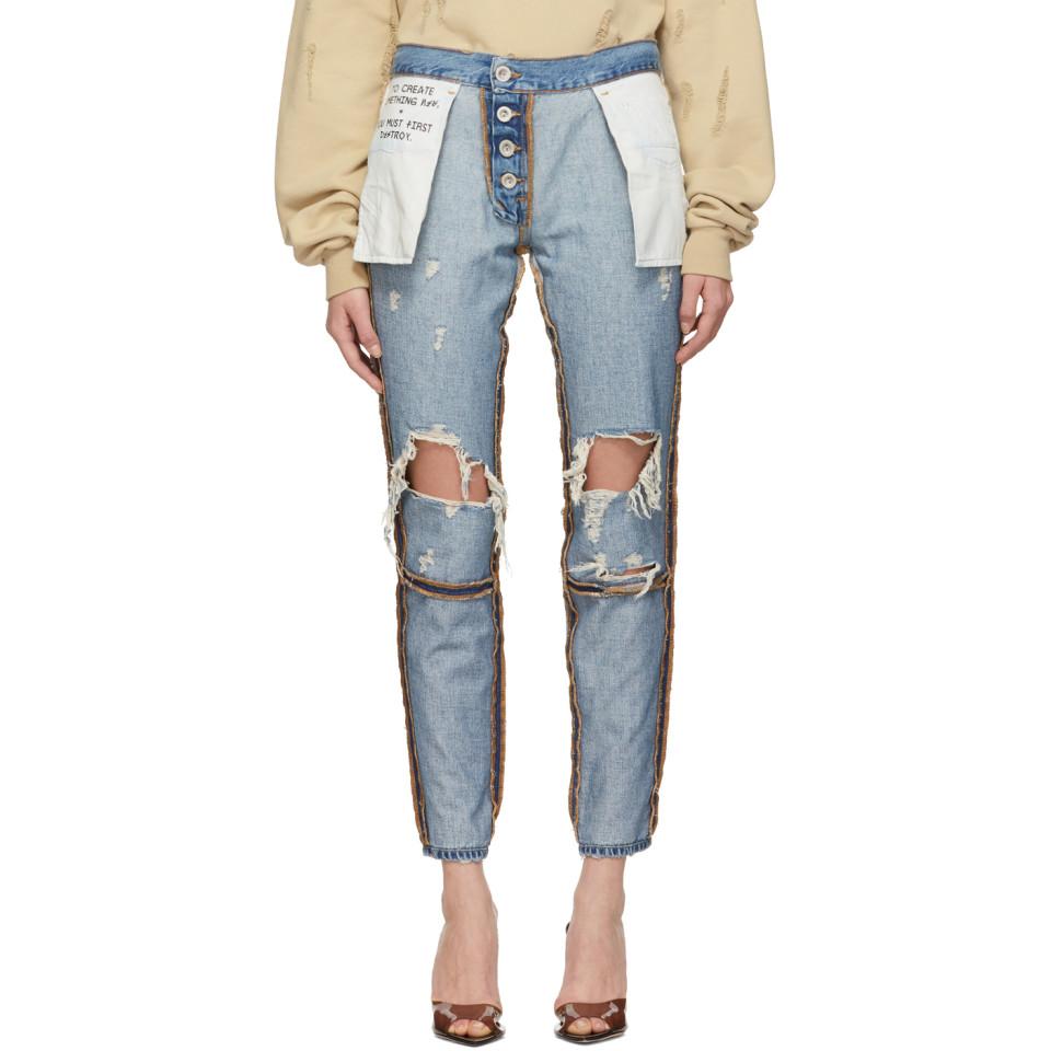 reverse jeans