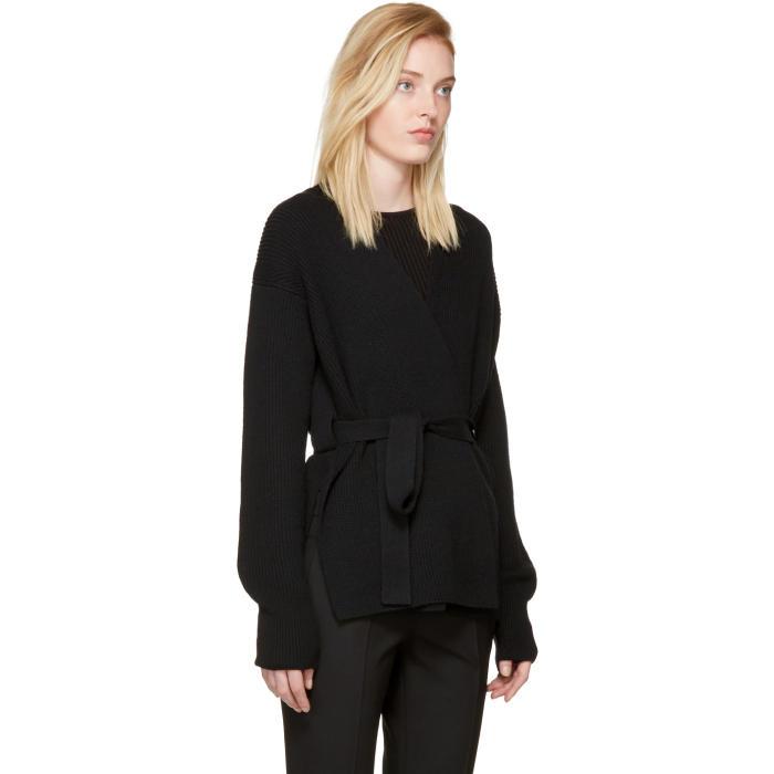 helmut lang wrap cardigan