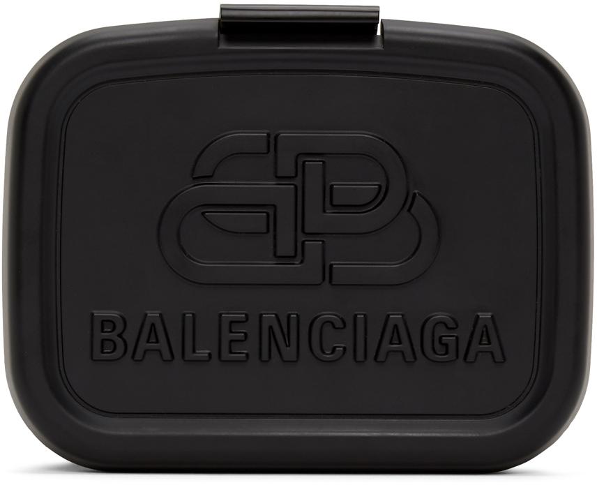 Balenciaga Leather Mini Lunch Box Bag in Black - Lyst