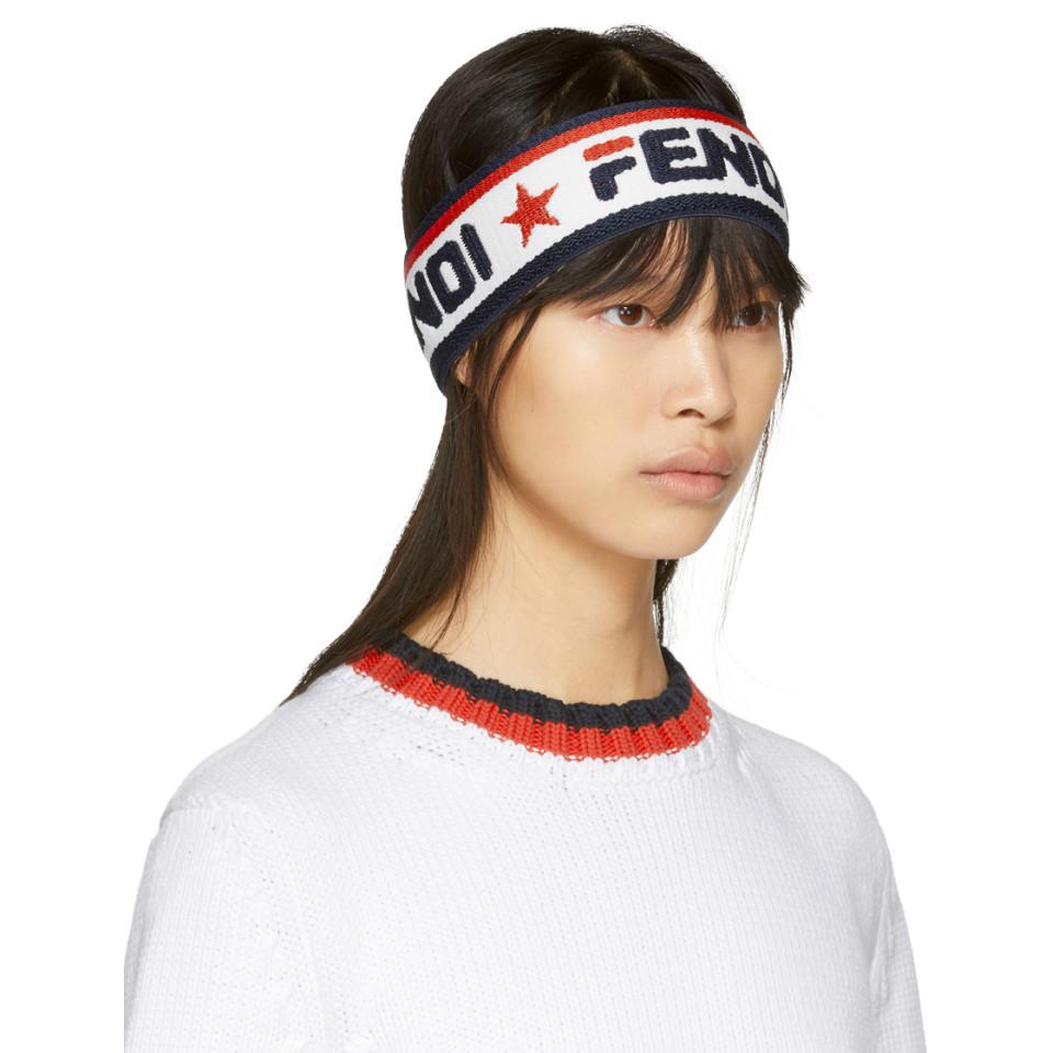 ブランドバッグ通販サイト FENDI 出来し マニア ヘッドバンド ニットバイザー 帽子