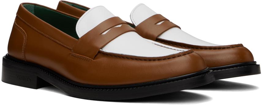 VINNY’s TOWNEE TWO-TONE PENNY LOAFER Vinny's Townee Two-Tone Penny Loafer - Cognac Leather