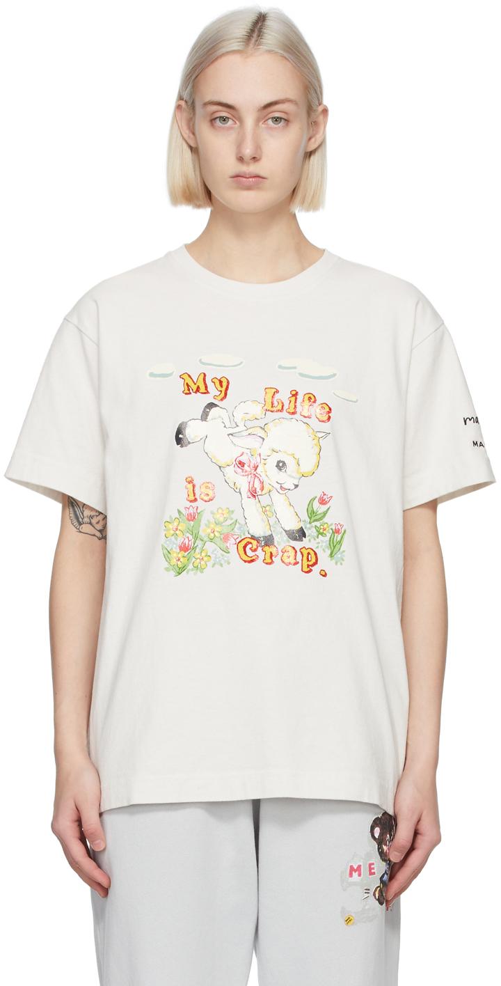 Marc Jacobs Off-white Magda Archer Edition 'my Life Is Crap' T-shirt | Lyst