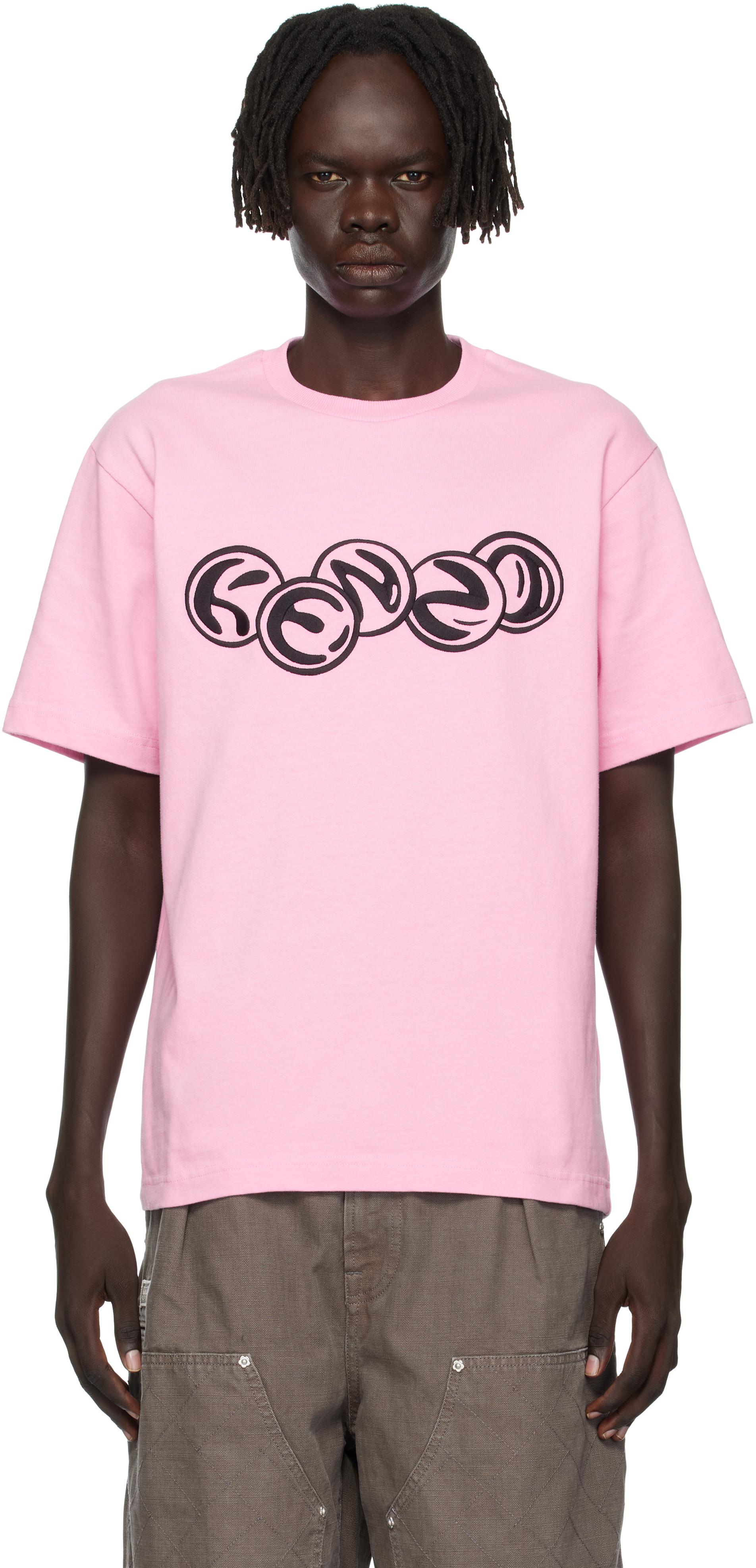 KENZO｜SHORT-SLEEVED ROUND NECK T-SHIRTS (FD5 5TS445 4SO KENZO｜SHORT-SLEEVED ROUND NECK T-SHIRTS (FD5 5TS445 4SO