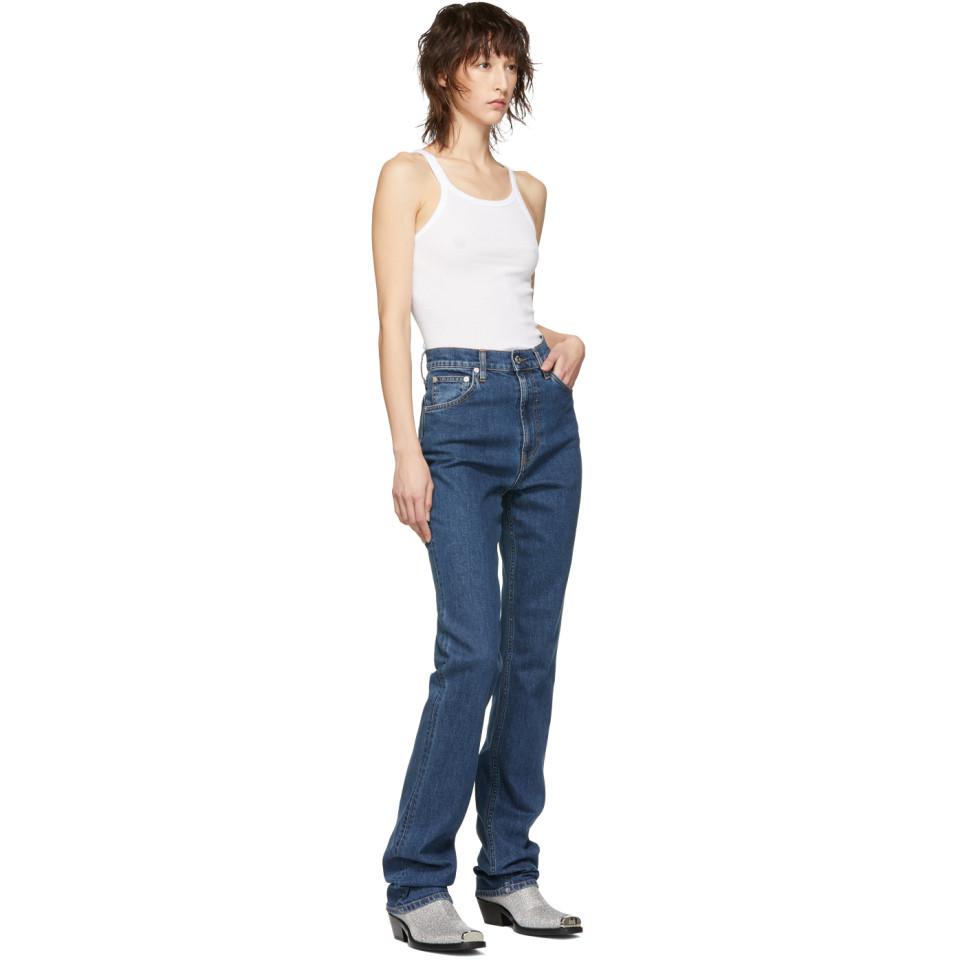 Helmut Lang Denim Indigo Femme Hi Bootcut Jeans in Blue - Lyst